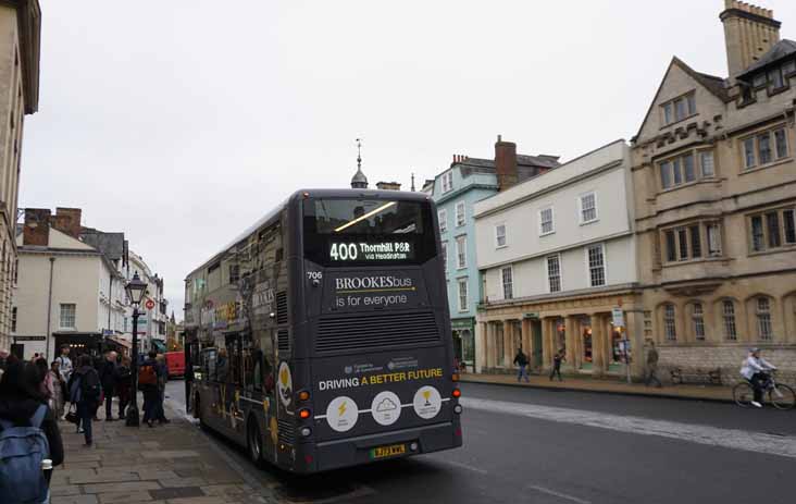Oxford Wright Streetdeck Electroliner 706 Brookes P&R